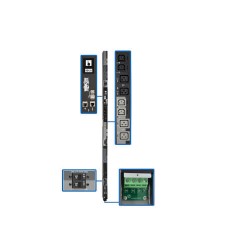 PDU3XEVSRHWA 28.8kW 3-Phase Switched PDU with LX Platform, 220/230/240V Output, Hardwire, Touchscreen LCD, 0U, TAA