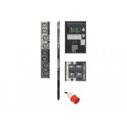 PDU3XVSR6G30A 17.3kW 3-Phase Switched PDU, 240V Outlets (12 C13 & 12 C19), IEC309 30A Red, 415V Input, 6ft Cord