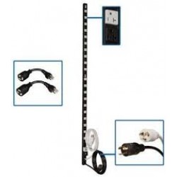 PDU40TDUAL 3.8kW Single-Phase Dual-Circuit 120V Basic PDU, 40 NEMA 5-15/20R Outlets, NEMA L5-20P/5-20P Inputs, 10 f