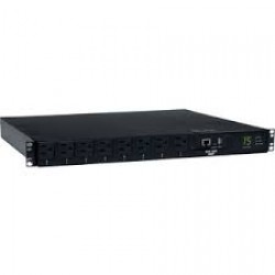 PDUMH15ATNET 1.4kW Single-Phase ATS / Switched PDU with LX Platform Interface, 120V outlets (8 5-15R), 2 5-15P 120V