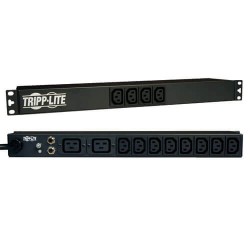PDUNV 1.6/3.8kW Single-Phase 100â€“240V Basic PDU, 14 Outlets (12 C13 & 2 C19), C20 with 5 Adapters, 10 ft