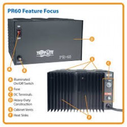 PR60 TAA-Compliant 60-Amp DC Power Supply, 13.8VDC, Precision Regulated AC-to-DC Conversion