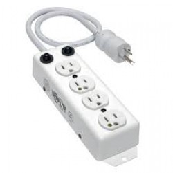 PS-407-HG-OEM For Patient-Care Vicinity â€“ UL 1363A Medical-Grade Power Strip, 4 15A Hospital-Grade Outlets, 