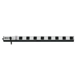 PS240810 8-Outlet Vertical Power Strip, 120V, 15A, 10-ft. Cord, 5-15P, 24 in.