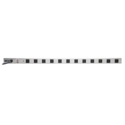 PS361206 12-Outlet Vertical Power Strip, 120V, 15A, 6-ft. Cord, 5-15P, 36 in.