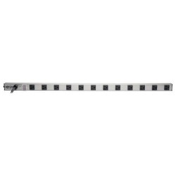 PS361220 12-Outlet (10-15A & 2-20A) Vertical Power Strip, 120V, 20A, 15-ft. Cord, 5-20P, 36 in.