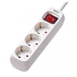 PS3G15 3-Outlet Power Strip - German Type F Schuko Outlets, 220-250V, 16A, 1.5 m Cord, Schuko Plug, White