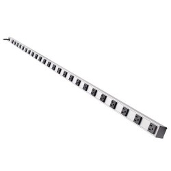 PS7224 24-Outlet Vertical Power Strip, 120V, 15A, 5-15P, 15-ft. Cord, 72 in.