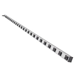PS7224-20T 24-Outlet Vertical Power Strip, 120V, 20A, L5-20P, 15-ft. Cord, 72 in.