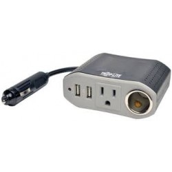 PV100USB 100W PowerVerter Ultra-Compact Car Inverter with Outlet, 12V CLA Receptacle, and 2 USB Charging Ports