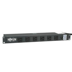 RS-1215-20T 1U Rack-Mount Power Strip, 120V, 20A, L5-20P, 12 Outlets (6 Front-Facing, 6-Rear-Facing) 15-ft. Cord