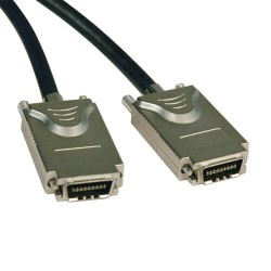 S522-01M External SAS Cable, 4 Lane - 4xInfiniband (SFF-8470) to 4xInfiniband (SFF-8470), 1M (3-ft.)