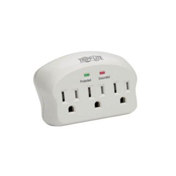 SK3-0 Protect It! 3-Outlet Surge Protector, Direct Plug-In, 660 Joules, 2 Diagnostic LEDs