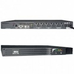 SMART1000RM1U SmartPro 120V 1kVA 800W Line-Interactive Sine Wave UPS, 1U Rack, Network Card Options, USB, DB9, 6 Ou