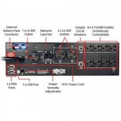 SMART5000XFMRXL SmartPro 208 & 120V 5kVA 3.75kW Line-Interactive Sine Wave UPS, 3U, Extended Run, Network Card 