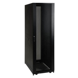 SR42UBSD1032 42U SmartRack Shallow-Depth Rack Enclosure Cabinet, Threaded 10-32 Mounting Holes with doors & sid