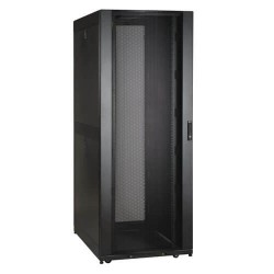 SR42UBWDVRT 42U SmartRack Wide Standard-Depth Rack Enclosure Cabinet with Two Pre-Installed SRCABLEVRT3, with sides