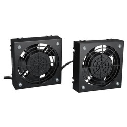 SRFANWM SmartRack Wall-Mount Roof Fan Kit - 2-120V high-performance fans; 210 CFM; 5-15P plug