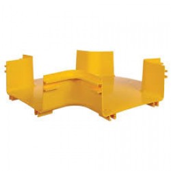 SRFC10JUNT4 Toolless Horizontal 4-Way Junction for Fiber Routing System, 240 mm (10 in.)