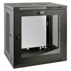 SRW12UG SmartRack 12U Low-Profile Switch-Depth Wall-Mount Rack Enclosure Cabinet with Clear Acrylic Window