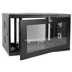 SRW9UDPGVRT SmartRack 9U Low-Profile Switch-Depth-Plus Wall-Mount Rack Enclosure Cabinet, Wide, Acrylic Window