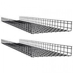 SRWB18410X2STR - Wire Mesh Cable Tray - 450 x 100 x 1500 mm (18 in. x 4 in. x 5 ft.), 2-Pack