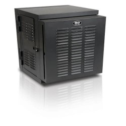 SRWX12USNEMA SmartRack 12U IP54 Switch-Depth Wall-Mount Rack Enclosure Cabinet for Harsh Environments, Hinged Back,