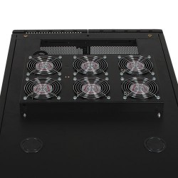SRXFANROOF SmartRack Roof-Mounted Fan Panel - 6 208/240V high-performance fans; 420 CFM; C14 inlet