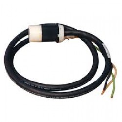 SUWL520C-10 120V Single Phase Whip in 10 ft. length with L5-20R for Breakered 3 Phase Distribution Cabinets