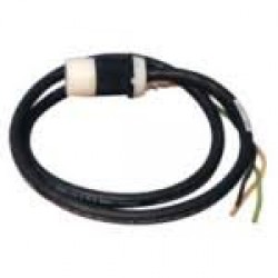 SUWL630C-20 208/240V Single Phase Whip in 20-ft length with L6-30R for Breakered 3 Phase Distribution Cabinets