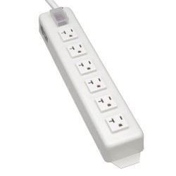 TLM615NC20 Power It! 6-Outlet Power Strip, 15-ft. Cord, 5-20P Plug, Metal Housing