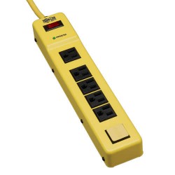 TLM626SA Protect It! 6-Outlet Industrial Safety Surge Protector, 6-ft. Cord, 900 Joules, Outlet Covers