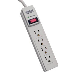 TLP404 Protect It! 4-Outlet Home Computer Surge Protector Strip, 4-ft Cord, 450 Joules