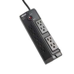 TLP906RTEL Protect It! 9-Outlet Surge Protector with 4 Rotating Outlets, 6 ft. Cord, 2160 Joules, Tel/DSL/Fax Prote