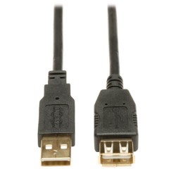 U024-010 USB 2.0 Extension Cable (A M/F), 10-ft.