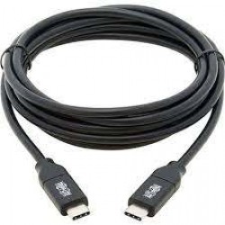 U040-C2M-C-5A USB-C Cable (M/M) - USB 2.0, 5A Rating, USB-IF Certified, Thunderbolt 3 Compatible, 2 m