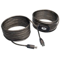 U042-036 USB 2.0 A/B Active Repeater Cable (M/M), 36-ft.