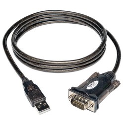 U209-000-R USB-A to Serial Adapter (DB9) - (M/M), 5-ft.