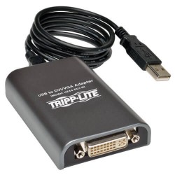 U244-001-R USB 2.0 to DVI/VGA External Multi-Monitor Video Card, 128 MB SDRAM, 1920 x 1080 (1080p) @ 60 Hz