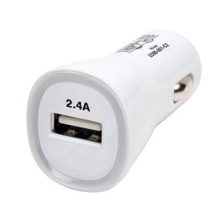 U280-001-C2 USB Tablet / Phone Car Charger, 5V 2.4A / 12W