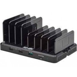 U280-008-CQC-ST 8-Port USB Smart Charging Station - USB-A Quick Charge 3.0, USB-A BC 1.2, USB-C PD Charging, 120W M