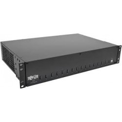 U280-016-RM2U 16-Port USB Charging Station with Syncing, 5V 40A (200W) USB Charger Output, 2U Rack-Mount