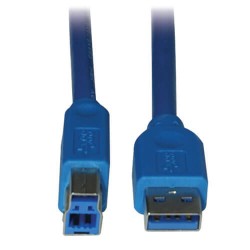 U322-015 USB 3.0 SuperSpeed Device Cable (AB M/M), 15-ft.