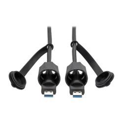 U325-003-IND USB-A Male to USB-A Male Cable, SuperSpeed, 3.0/3.1, Industrial, 3 ft. (1 m) - IP67, Shielded, TAA