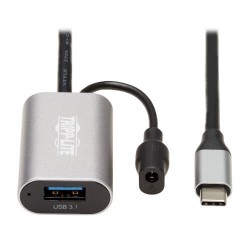 U330-05M-C2A USB-C Active Extension Cable - USB-C to USB-A (M/F), USB 3.1 Gen 1, Data Only, 16 ft. (5 m)