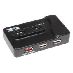 U360-412 6-Port USB 3.0 SuperSpeed Charging Hub - 2x USB 3.0, 4x USB 2.0, 1 charging port