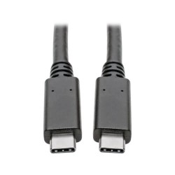 U420-C06 USB Type-C to Type-C Cable, M/M, 3.1, Gen 1, 5 Gbps, 6 ft. - Thunderbolt 3, USB-IF Certified, 3A