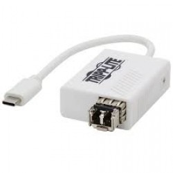 U436-SMF-1G-LC - USB-C 3.1 to Fiber Optic Transceiver Gigabit Ethernet Adapter, Singlemode, 1310 nm, LC, Up to 5 km