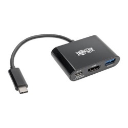 U444-06N-H4UB-C USB-C to HDMI Adapter with USB-A Hub and PD Charging â€“ USB 3.1, Thunderbolt 3, 4K x 2K @ 30 