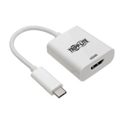 U444-06N-HD4K6W USB-C 3.1 to HDMI 4K Adapter, M/F, Thunderbolt 3 Compatible, 4K @ 60 Hz, White